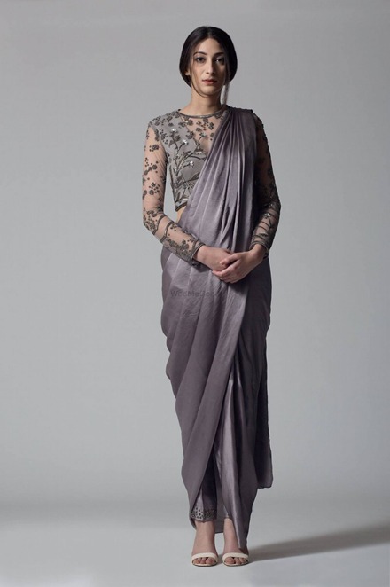 4. Pant Style Saree Draping